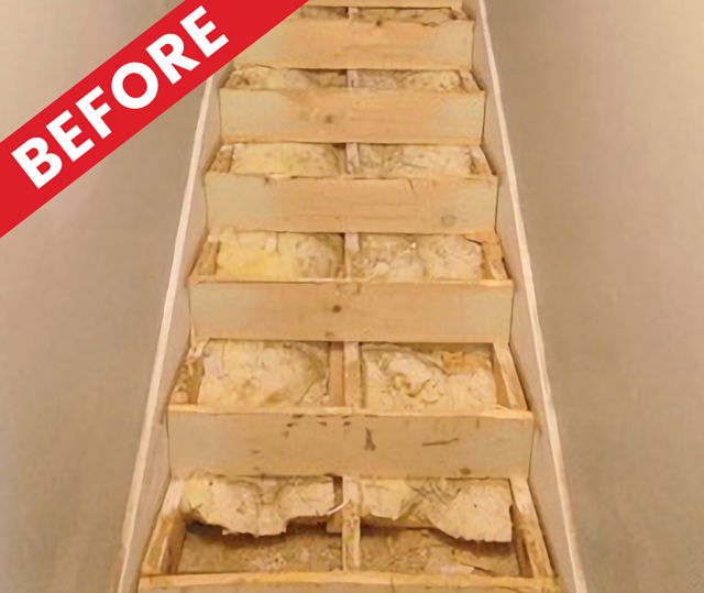 Stairs Repair & Renovation Before